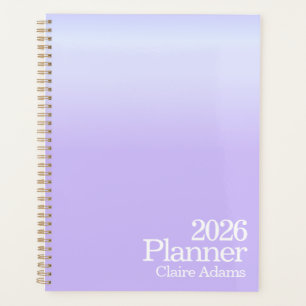 Modern Purple Ombre Planner