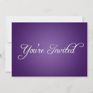 Modern Purple Party Invitation