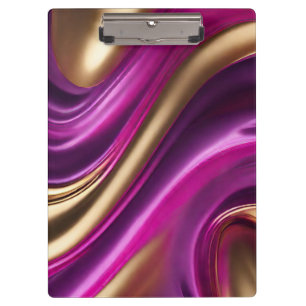 Modern-Purple Pink and Gold- Clipboard