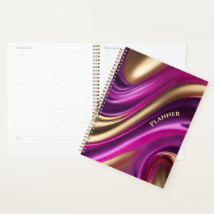 Modern-Purple Pink and Gold- Planner