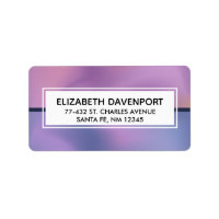 Modern Purple & Pink Swirling Abstract Design