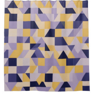 Modern Purple Type Of Design Shower Curtain