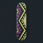 Modern Purple Yellow Tribal Pattern Skateboard<br><div class="desc">This stylish design features a tribal pattern in a modern purple and soft yellow. #tribal #modern #chic #stylish #pattern #girly #feminine #ethnic #purple #yellow #elegant #trendy #fun #cool #skateboard #skateboarding #skateboarder #sports #outdoors #sportsequipment #gifts #giftsforher</div>