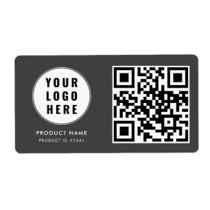 Modern QR Code Business Logo Product ID