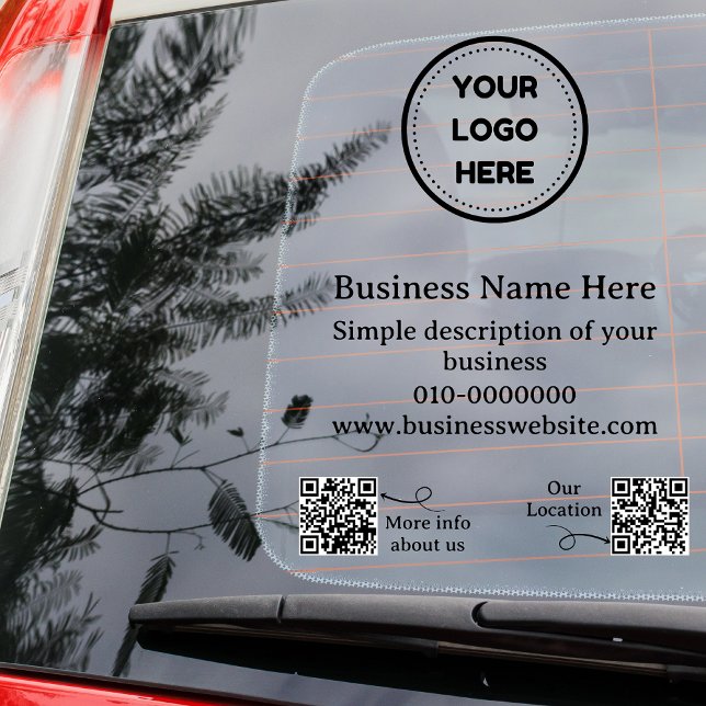 Modern Qr Code Business Promote Car Or  (Creator Uploaded)