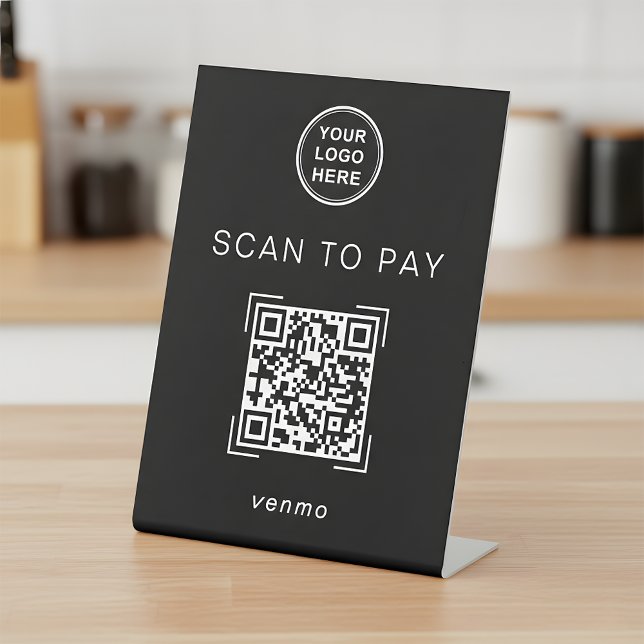 Modern QR Code Payment Sign For Small Business (Creator Uploaded)