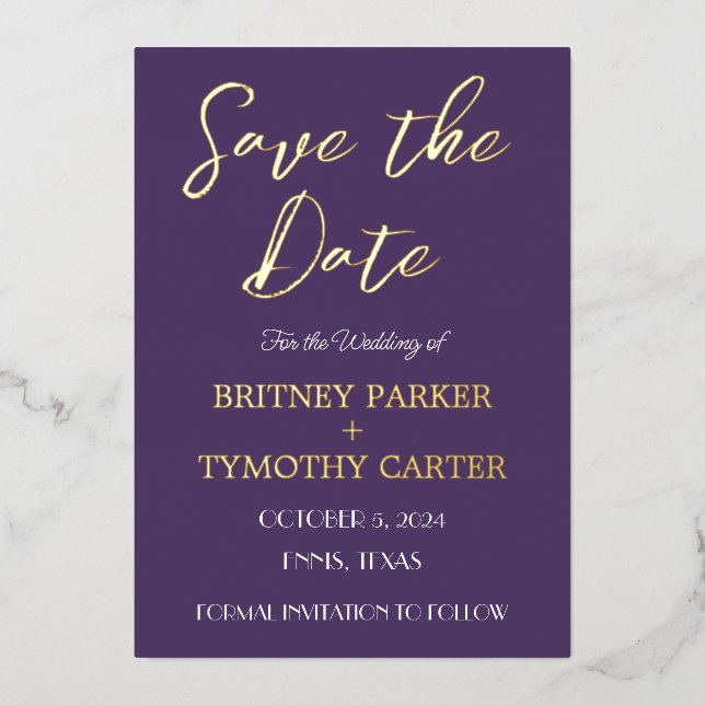 Modern QR Code Photo Calligraphy Script Wedding (Front)