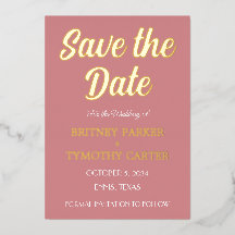 Modern QR Code Photo Dusty Rose Script Wedding Foi