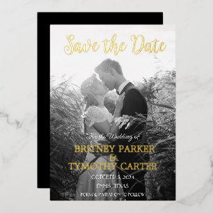 Modern QR Code Photo Script Black Wedding