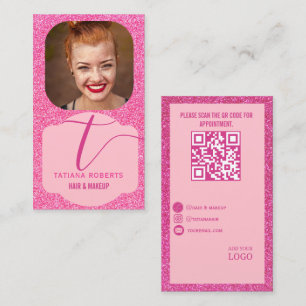Modern QR Logo Business Card