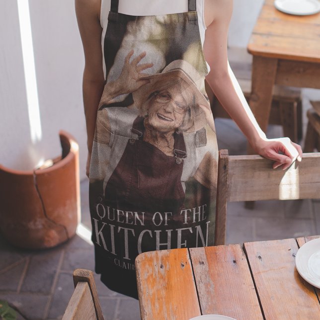Modern Queen of the Kitchen Photo | Name Apron (Creator Uploaded)