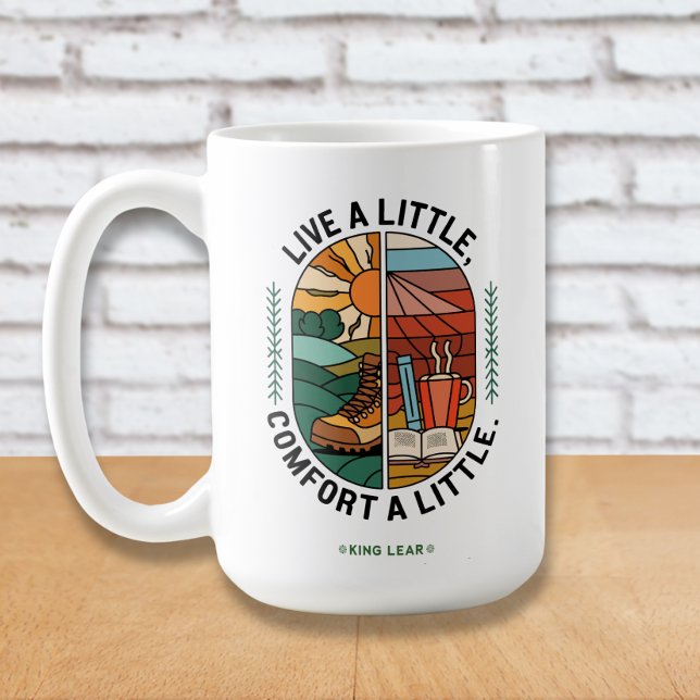 Modern Quote Colourful Inspirational Hiking Coffee Mug (Creator Uploaded)