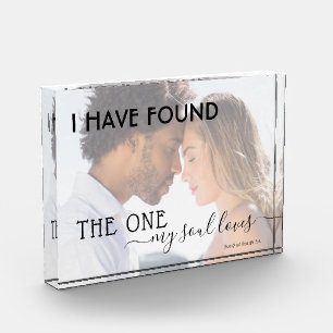 Modern Quote Engaged Photo Found One My Soul Loves Block