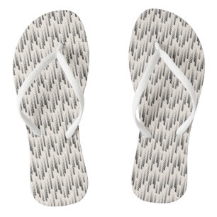 Modern Rain Pattern Jandals