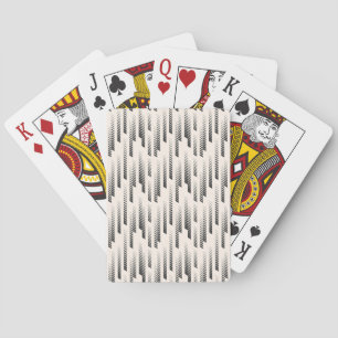 Modern Rain Pattern Playing Cards
