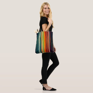Modern Rainbow Colours Tote Bag