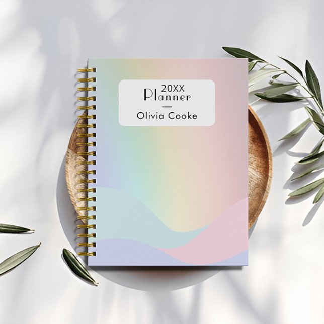 Modern Rainbow Digital Planner With Custom Name (Modern Rainbow Digital Planner With Custom Name)