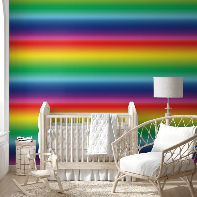Modern rainbow gradient colours pattern lgbt pride wallpaper (Kids)