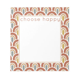 Modern rainbows design Notepad