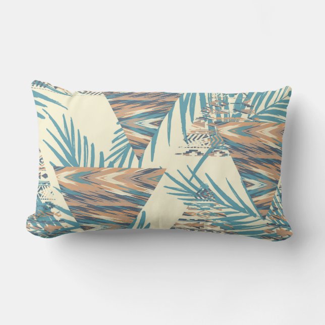 Modern Rainbows lumbar pillow (Front)