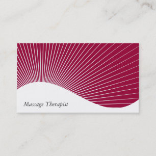Modern Ray Burst Professional Design Business Card