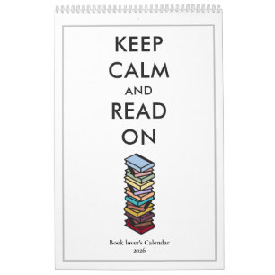 Modern Reader Quotes Colorful Book Lovers 2026 Calendar