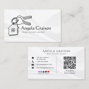 Modern Real Estate Agent Business Card