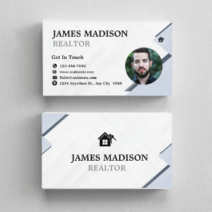 Modern Real Estate Agent Business Card