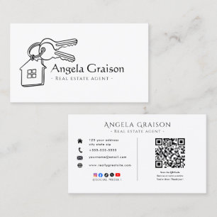 Modern Real Estate Agent Business Card