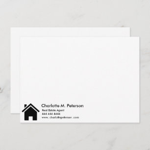 Modern Real Estate Agent House Realtors  Card