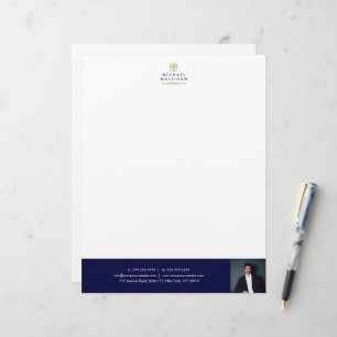 Modern Real Estate Agent Letter Head Stationery Custom Letterhead