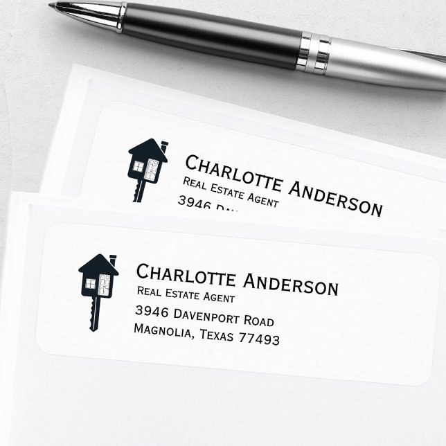 Modern Real Estate Agent Return Address (Creator Uploaded)