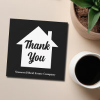 Modern Real Estate Company Custom Black