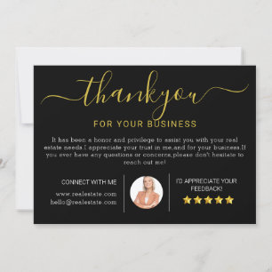 Modern Real Estate Housewarming Thank You Cards