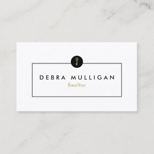 Modern Real Estate Logo Business Card 