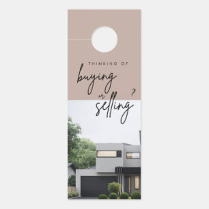 Modern Real Estate Marketing Door Hanger