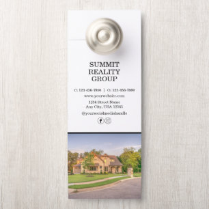 Modern Real Estate Marketing Door Hanger