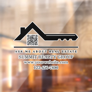 Modern Real Estate Marketing QR Code