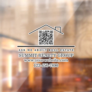 Modern Real Estate Marketing QR Code
