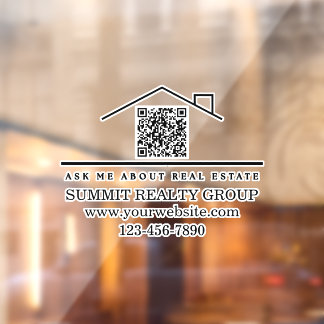Modern Real Estate Marketing QR Code