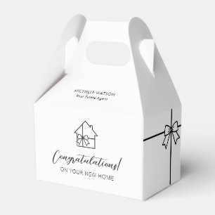 Modern Real Estate New House Marketing Custom Favour Box
