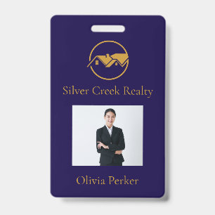 Modern Real Estate Promotional Realtor ID Badge