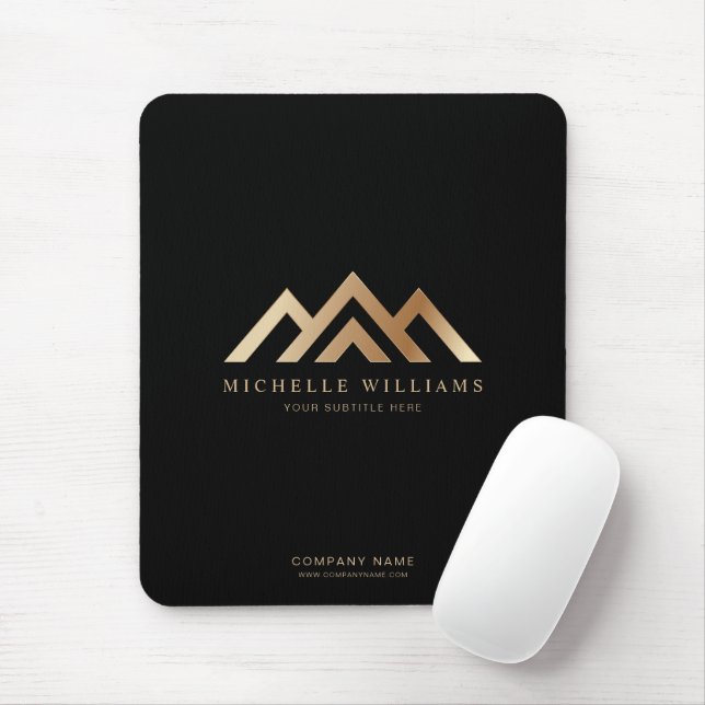 Modern Real Estate Promotional Realtor Logo Mouse Pad (With Mouse)