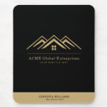 Modern Real Estate Promotional Realtor Logo Mouse Pad<br><div class="desc">Elevate Your Real Estate Brand with Premium Promotional Items! Ensure your clients never forget your name with personalised Mouse Pad. Perfect for jotting down property details and contact information, these note pads keep you top of mind. Make a statement of professionalism with custom-branded items. Impress clients with a polished presentation...</div>
