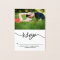 Modern REAL FOIL Script RSVP Gold