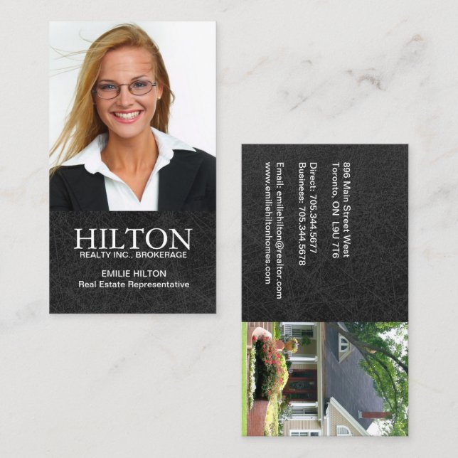Modern Realtor Business Card (Front/Back)
