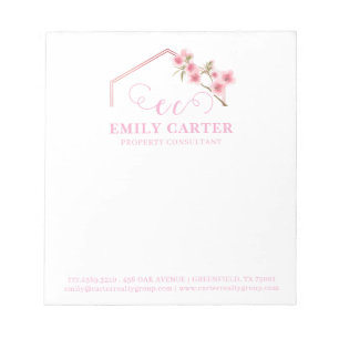 Modern Realtor Logos Promo Pro Note Card