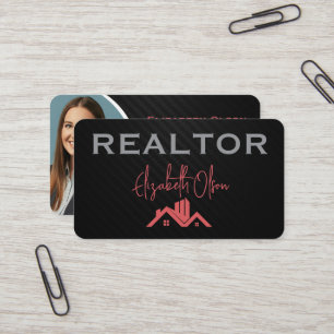 Modern Realtor Professional Real Estate agents Business Card