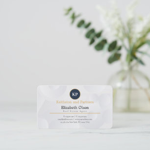 Modern Realtor Promotional black elegant simple Business Card