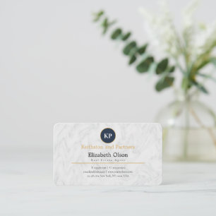 Modern Realtor Promotional black elegant simple Business Card